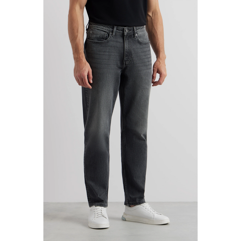 Grey Slim Straight Jeans | Montivo Pakistan