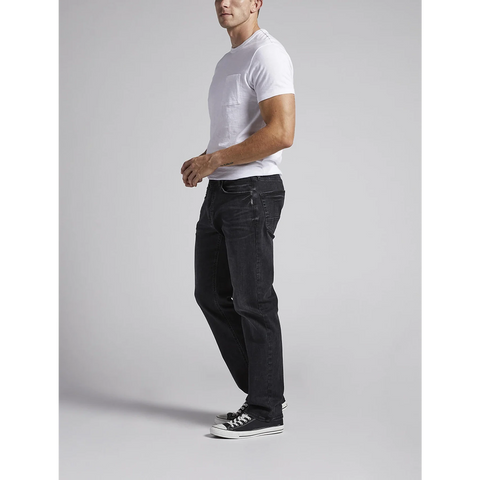 Charcoal Straight Fit Jeans