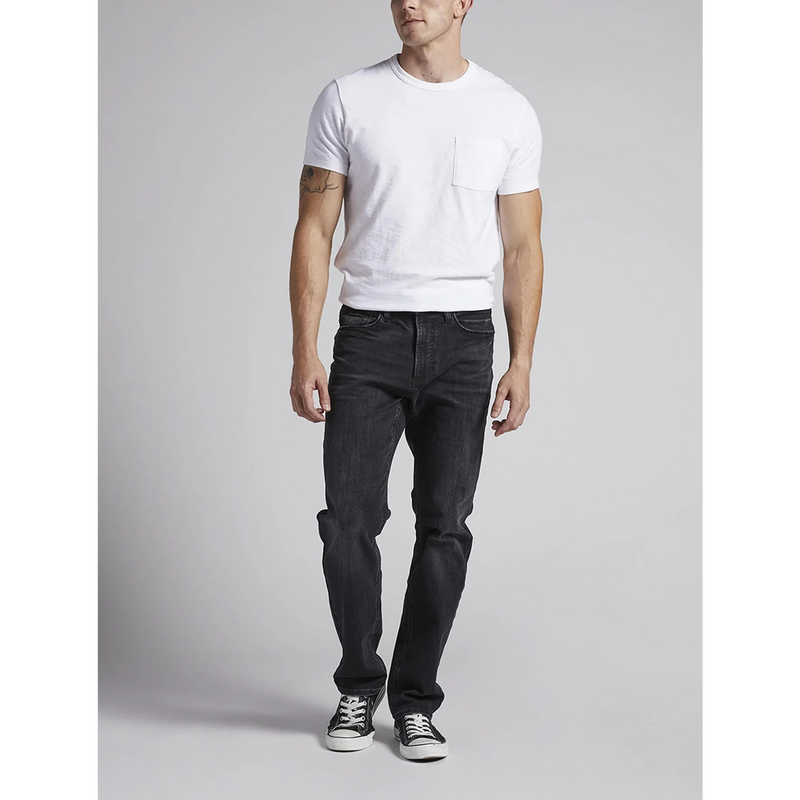 Charcoal Straight Fit Jeans | Montivo Pakistan