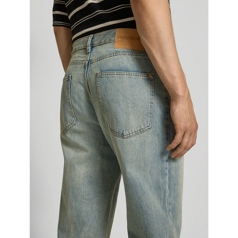 Vintage Blue Baggy Fit Jeans | Montivo Pakistan