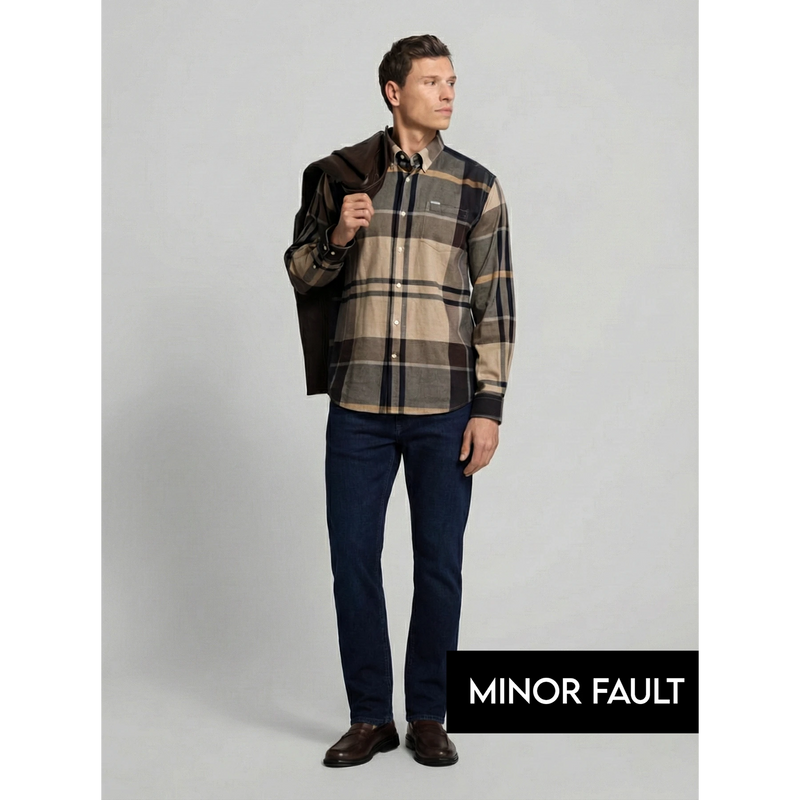 (Minor Fault) Dark Blue Relaxed Regular Fit Jeans | Montivo Pakistan