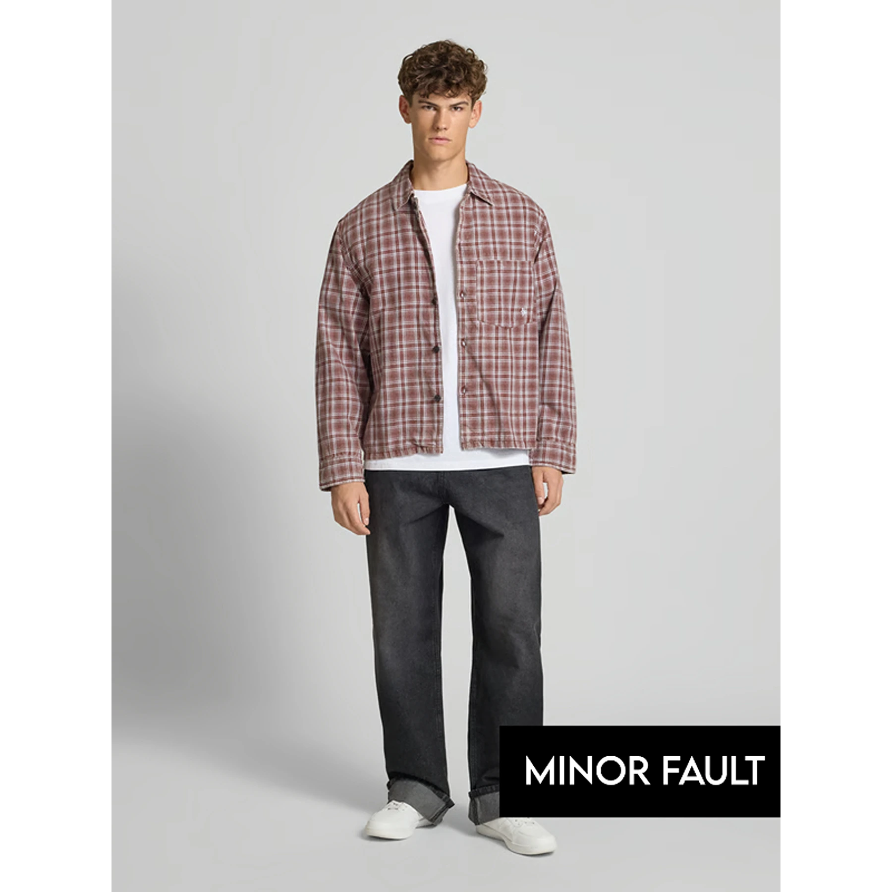 (Minor Fault) Charcoal Baggy Fit Jeans | Montivo Pakistan