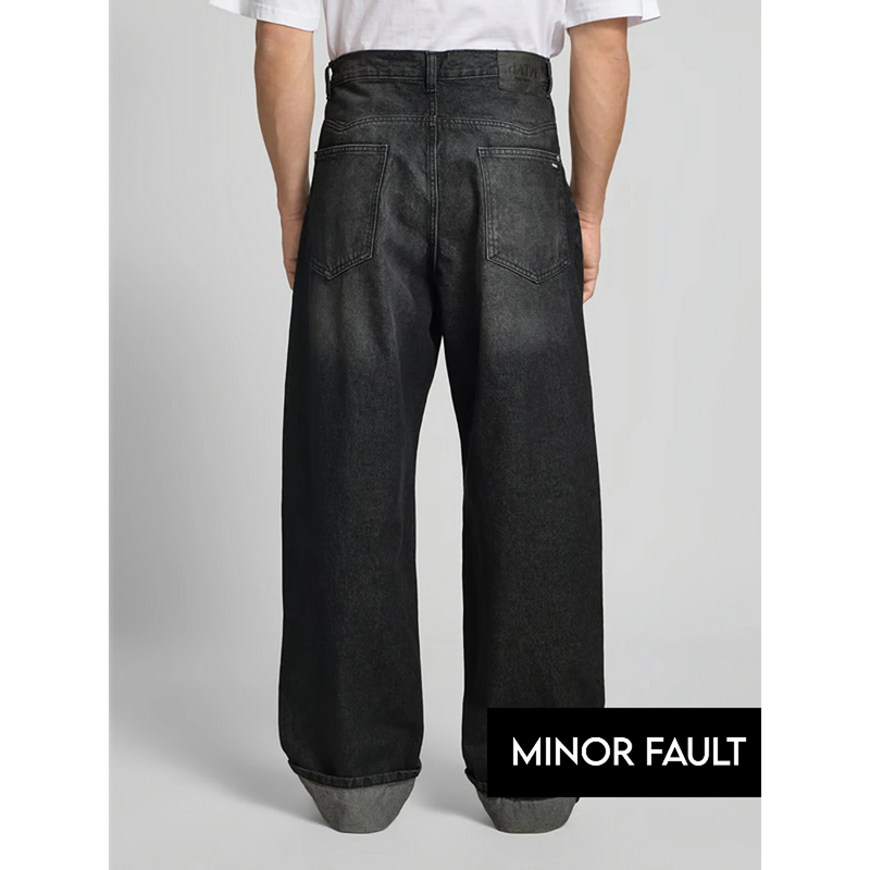 (Minor Fault) Charcoal Baggy Fit Jeans | Montivo Pakistan