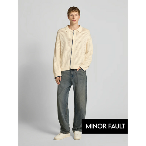 (Minor Fault) Vintage Blue Baggy Fit Jeans | Montivo Pakistan