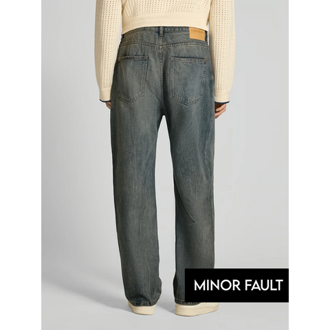 (Minor Fault) Vintage Blue Baggy Fit Jeans | Montivo Pakistan