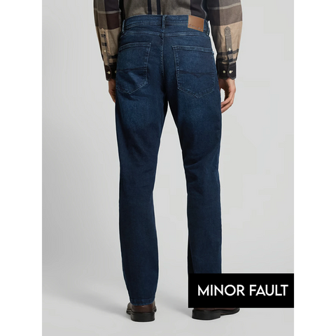 (Minor Fault) Dark Blue Regular Fit Jeans | Montivo Pakistan