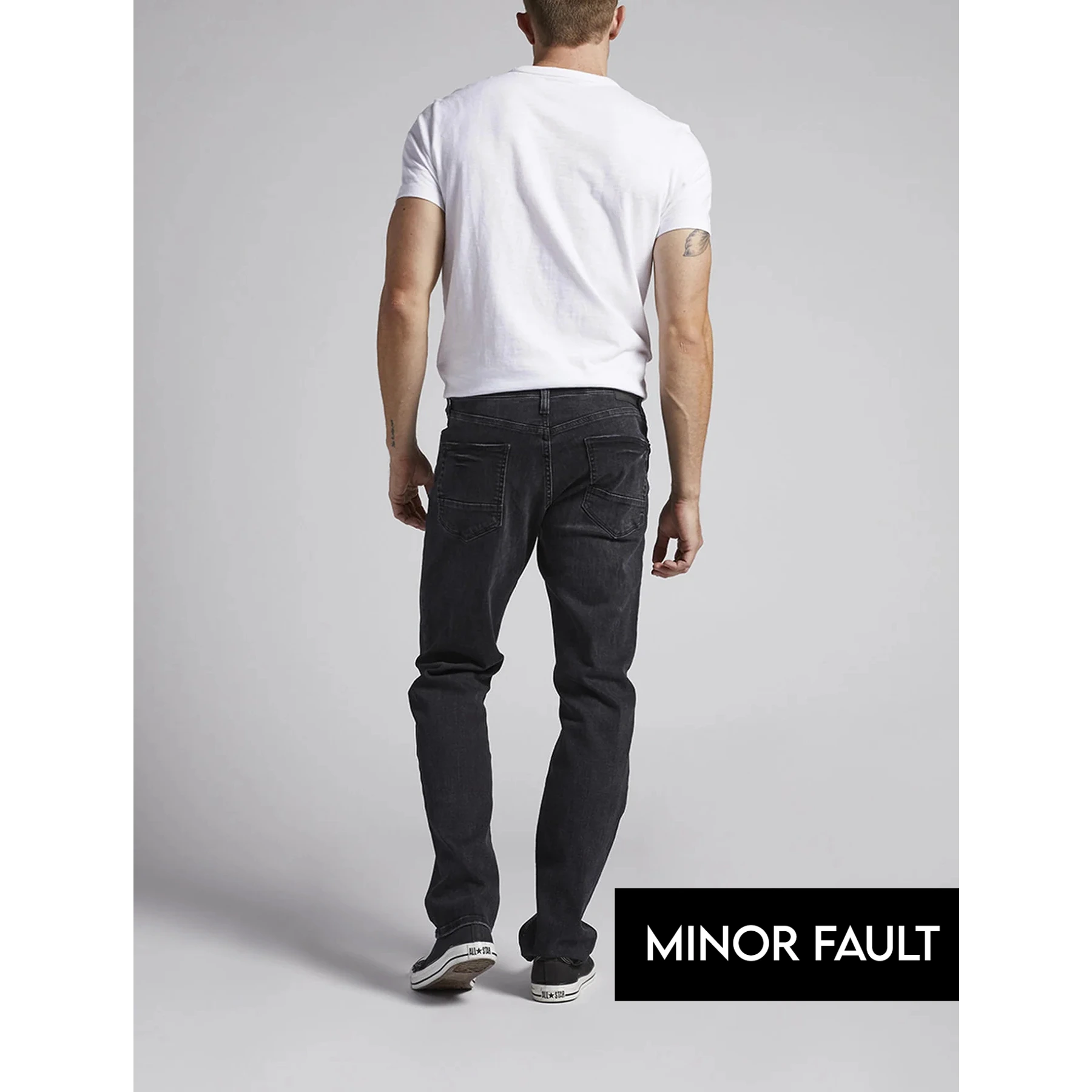 (Minor Fault) Charcoal Straight Fit Jeans | Montivo Pakistan
