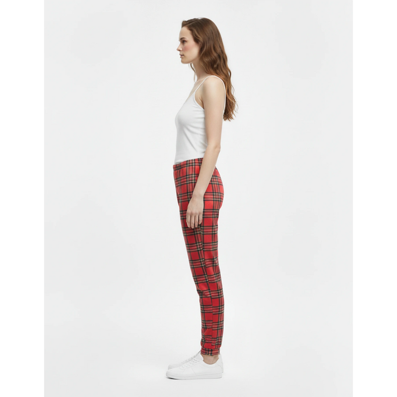 Red Check Jersey Nightwear Trousers | Montivo Pakistan