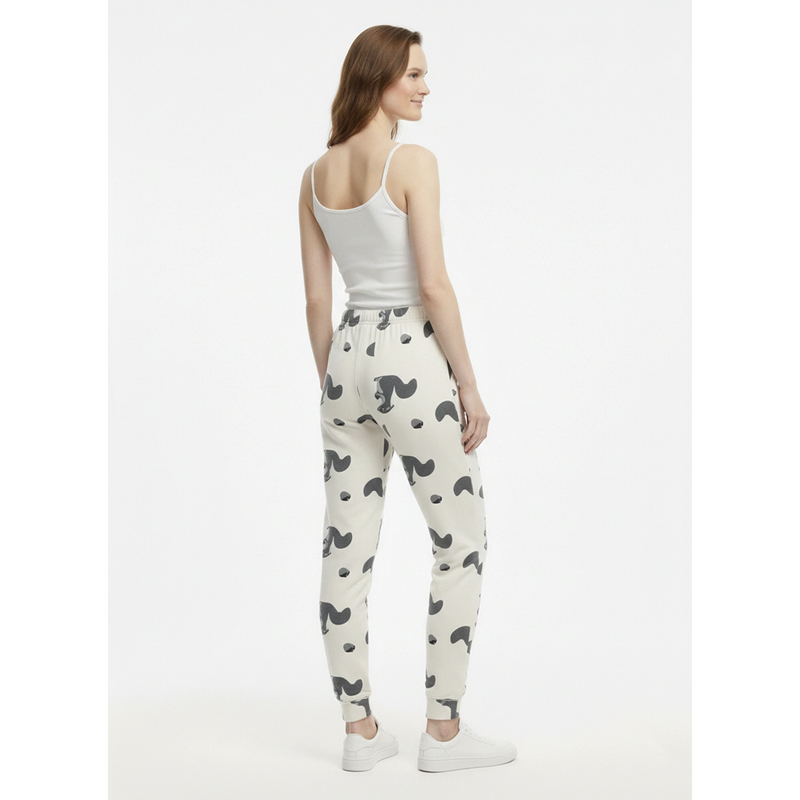 Grey Printed Jersey Nightwear Trousers | Montivo Pakistan