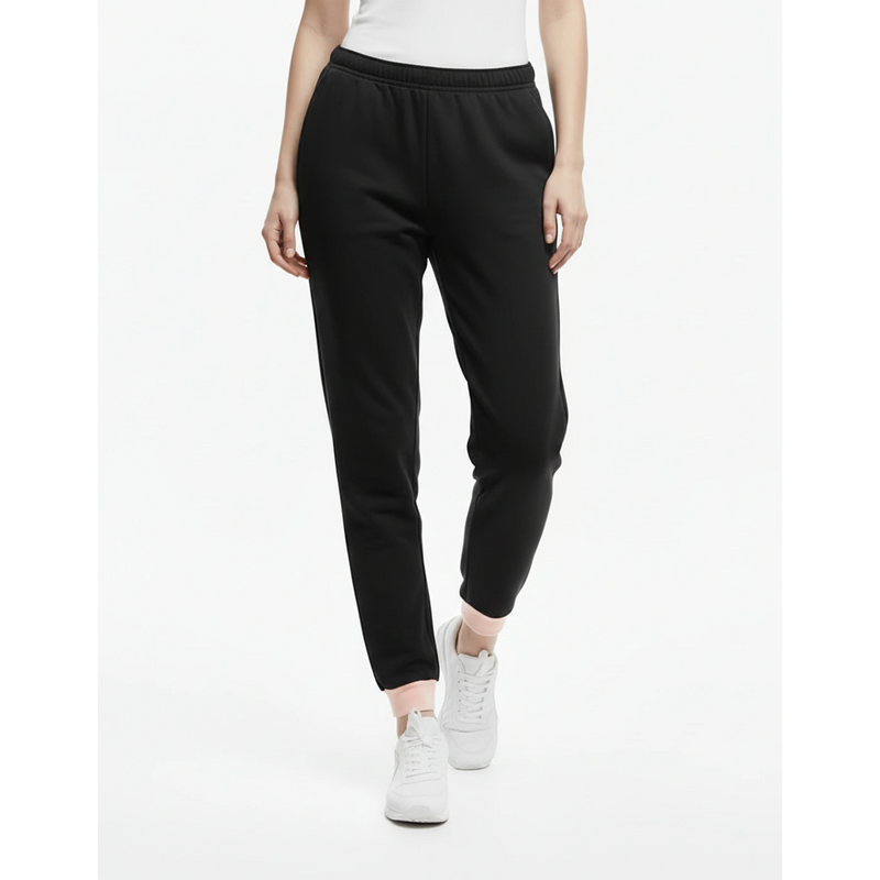 Black Pink Detail Jersey Nightwear Trousers | Montivo Pakistan