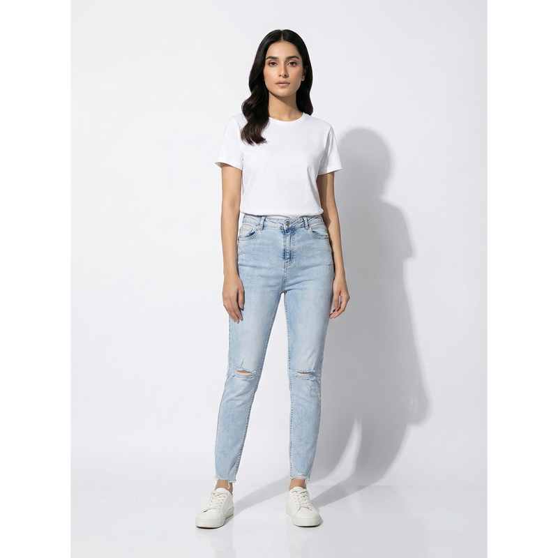 Random Wash High Waist Skinny Jeans | Montivo Pakistan