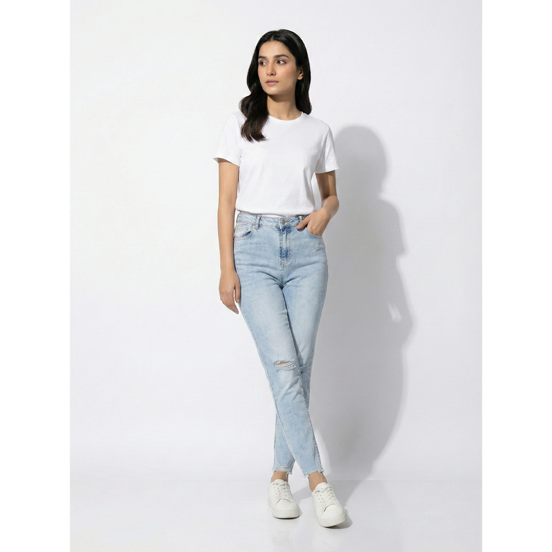 Random Wash High Waist Skinny Jeans | Montivo Pakistan