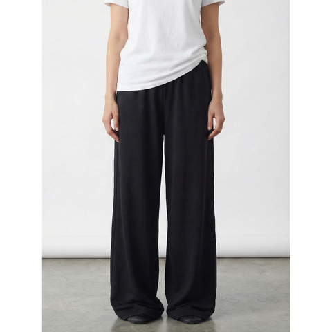 Black Super Wide Leg Trouser | Montivo Pakistan