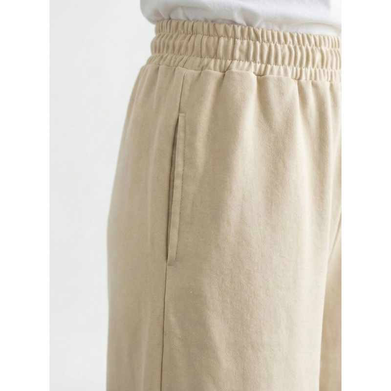 Beige Super Wide Leg Trouser | Montivo Pakistan