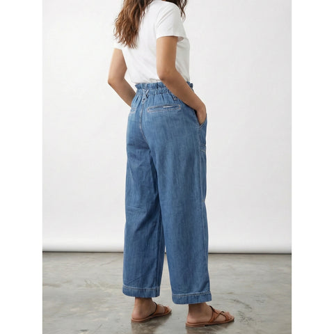 Wide Leg Cargo Cropped Jeans | Montivo Pakistan