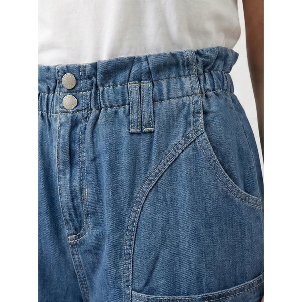 Wide Leg Cargo Cropped Jeans | Montivo Pakistan
