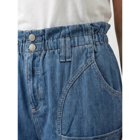 Wide Leg Cargo Cropped Jeans | Montivo Pakistan