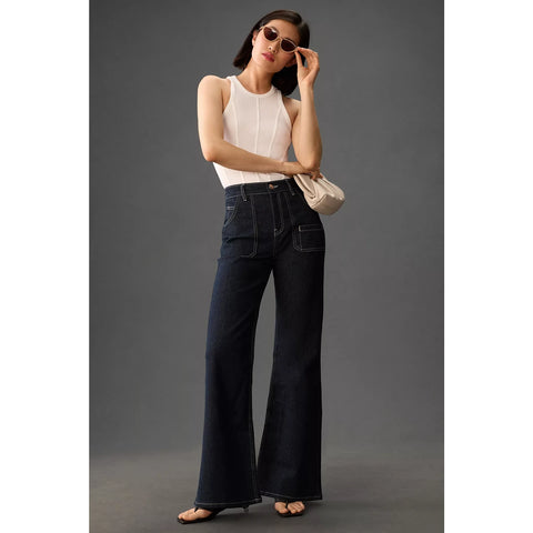 Rinse Wash Loose Flare Jeans | Montivo Pakistan