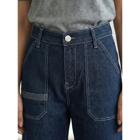 High Rise Rinse Wash Cropped Jeans | Montivo Pakistan