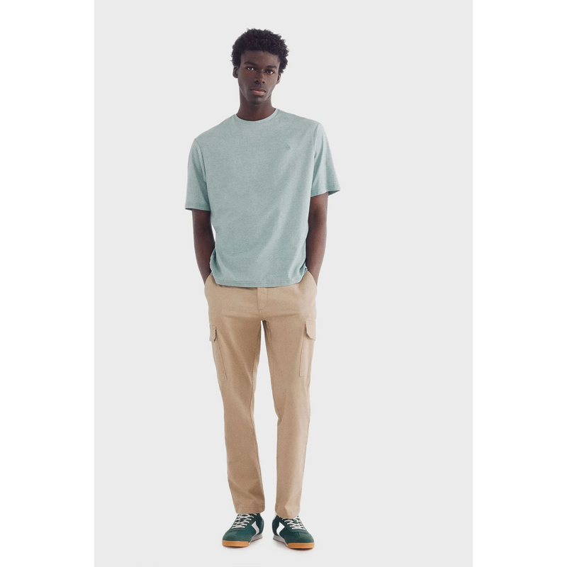 Green Relaxed Fit Mini Stripes Tshirt | Montivo Pakistan