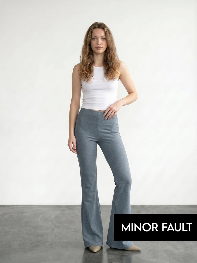 (Minor Fault) Blue Flare Trousers | Montivo Pakistan