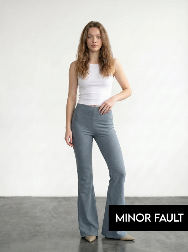 (Minor Fault) Blue Flare Trousers | Montivo Pakistan
