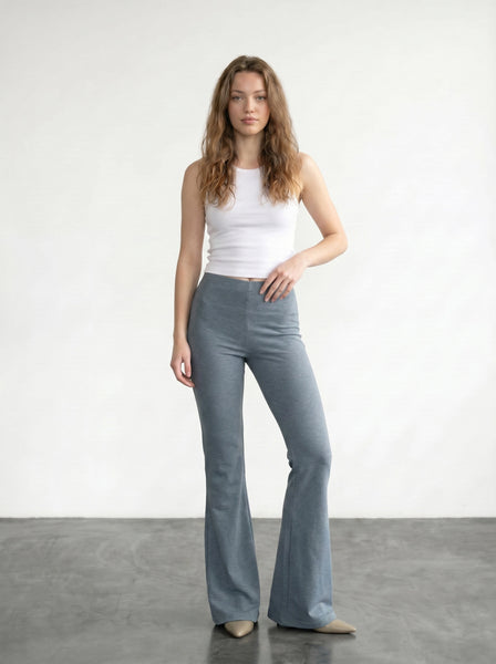 Blue Flare Trousers | Montivo Pakistan