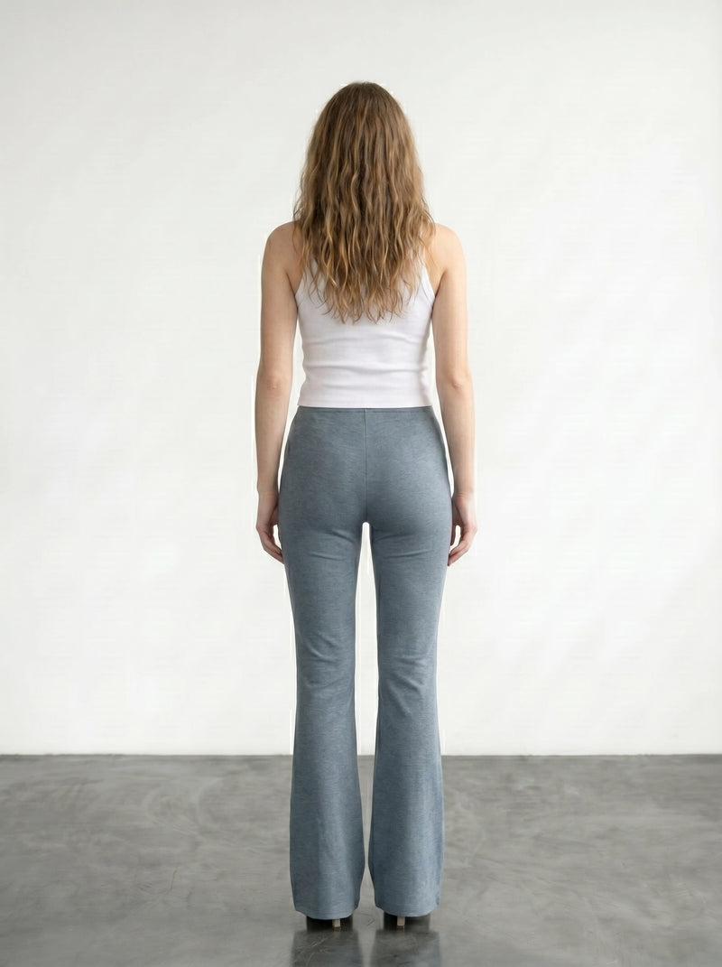 Blue Flare Trousers | Montivo Pakistan