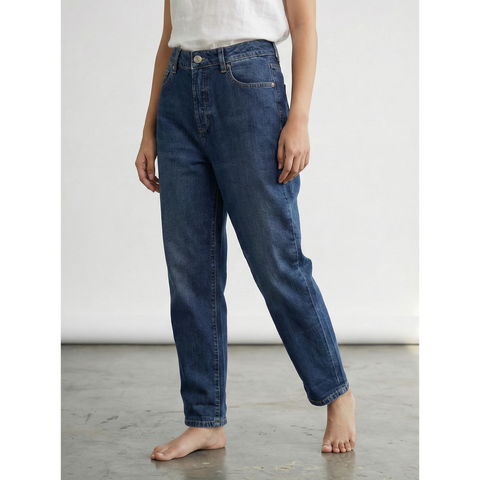 Blue Mom Loose Jeans | Montivo Pakistan