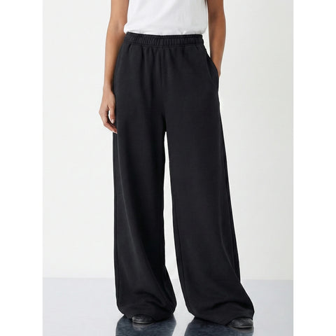 Black Extra Wide Leg Trousers