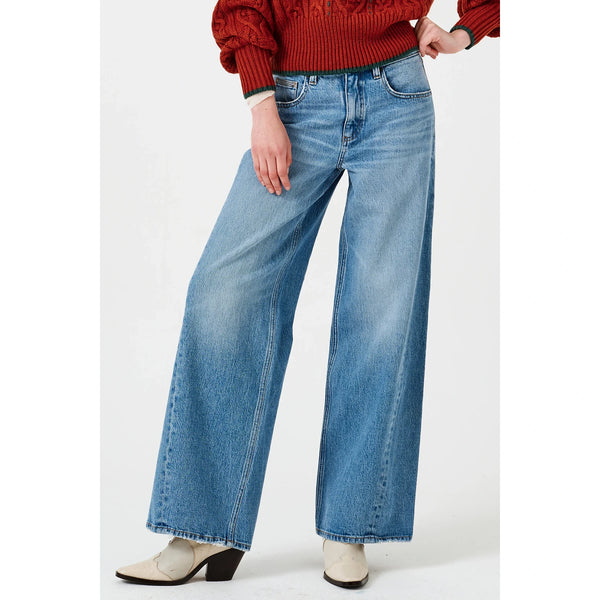 Light Mid Blue Baggy Vintage Jeans | Montivo Pakistan