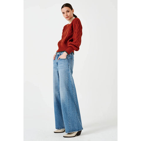 Light Mid Blue Baggy Vintage Jeans | Montivo Pakistan