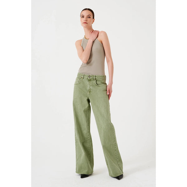 Low Rise Sage Wide Leg Jeans | Montivo Pakistan
