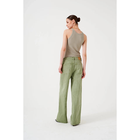 Low Rise Sage Wide Leg Jeans | Montivo Pakistan