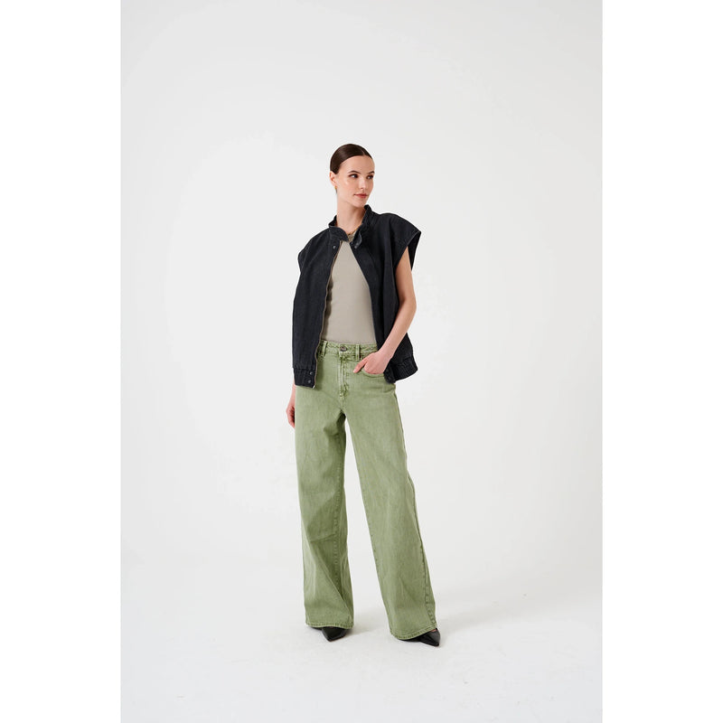 Low Rise Sage Wide Leg Jeans | Montivo Pakistan