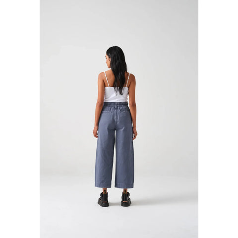 Wide Leg Paper Bag Culottes Jeans | Montivo Pakistan