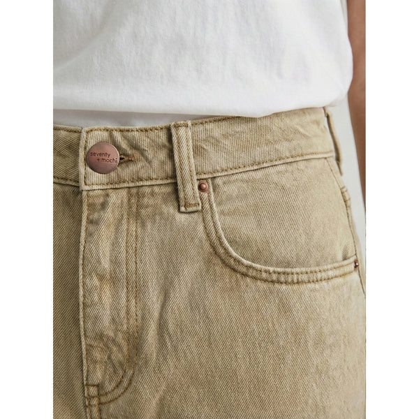 Sand Wide Leg Jeans | Montivo Pakistan