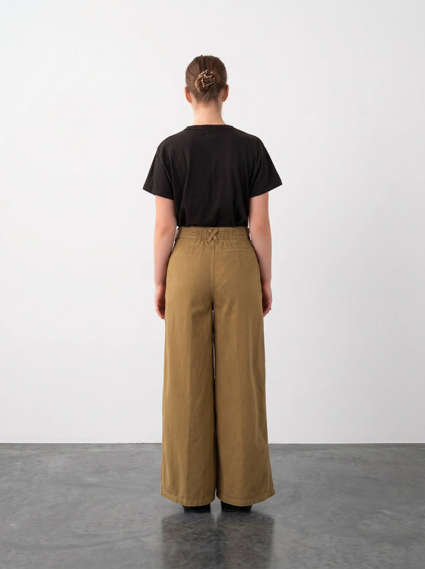 Mustard Wide Leg Jeans | Montivo Pakistan