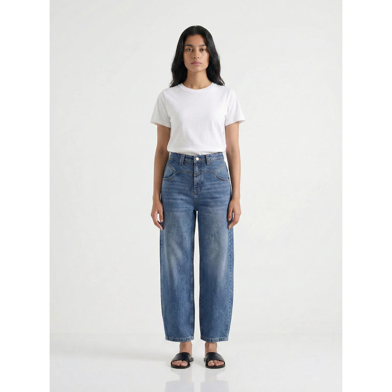 Vintage Blue Barrel Jeans | Montivo Pakistan