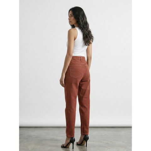 Rust Mom Slim Jeans | Montivo Pakistan