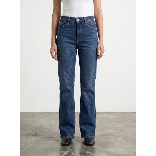 Blue Mini Boot-Cut Jeans | Montivo Pakistan