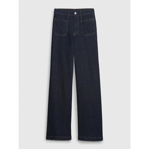 High Rise Wide Leg Stride Jeans | Montivo Pakistan