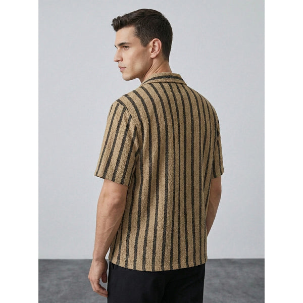 Sand Textured Cuban Shirt | Montivo Pakistan