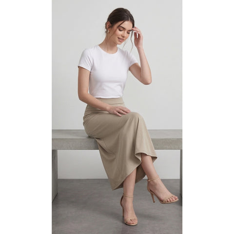 Beige Flared Skirt | Montivo Pakistan