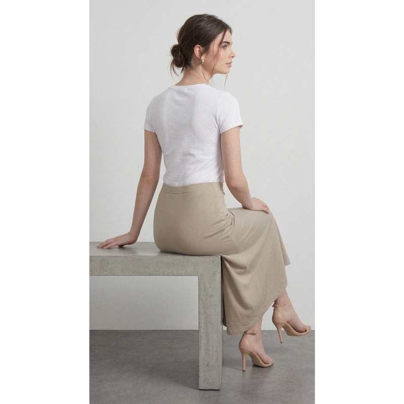 Beige Flared Skirt | Montivo Pakistan