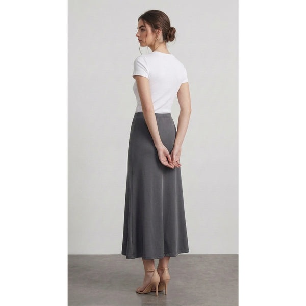 Grey Flared Skirt | Montivo Pakistan