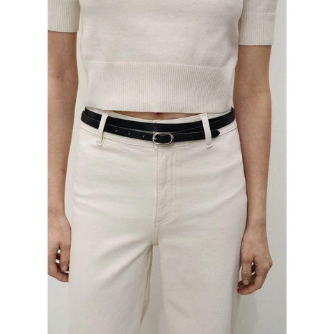 Cream Wide Leg Jeans | Montivo Pakistan