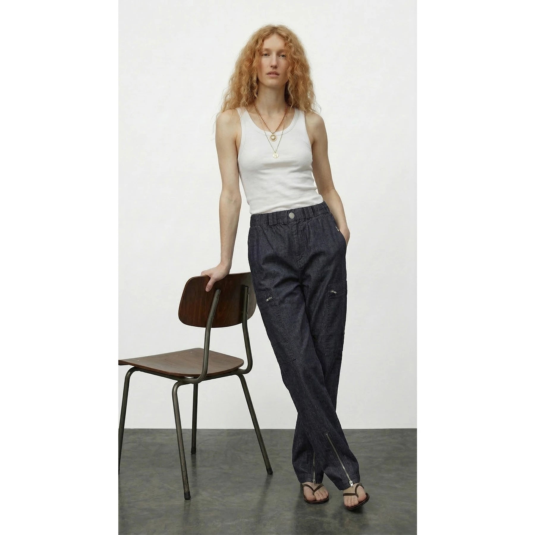 Rinse Blue Taper Denim Trousers | Montivo Pakistan