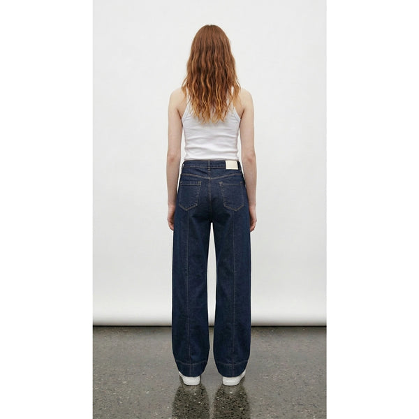 Dark Blue Straight Flared Jeans | Montivo Pakistan
