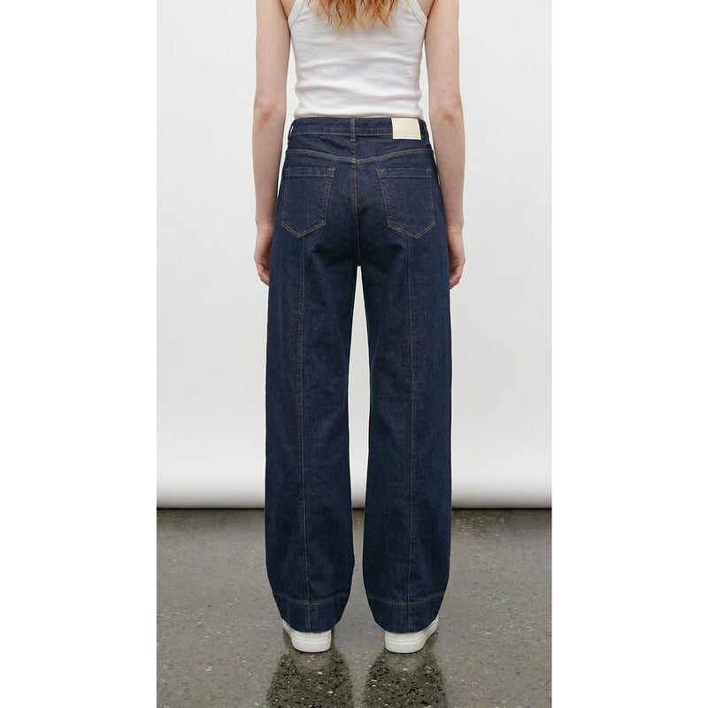 Dark Blue Straight Flared Jeans | Montivo Pakistan